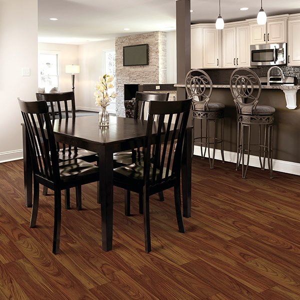 Wood look vinyl sheet flooring in Saskatoon, SK from Battlefords Flooring Centre